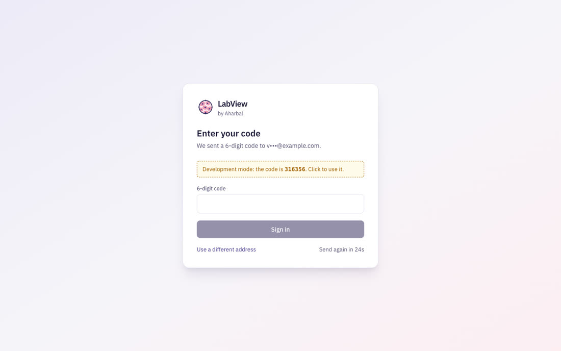 Enter the 6-digit code