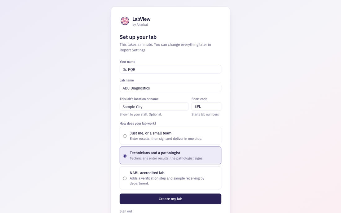 Set up your lab