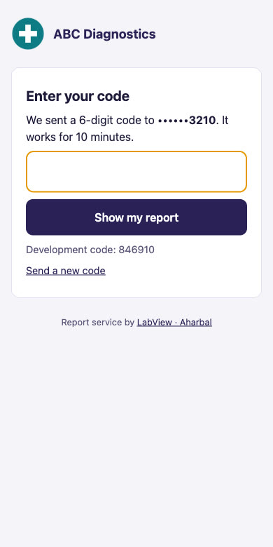 Enter the code